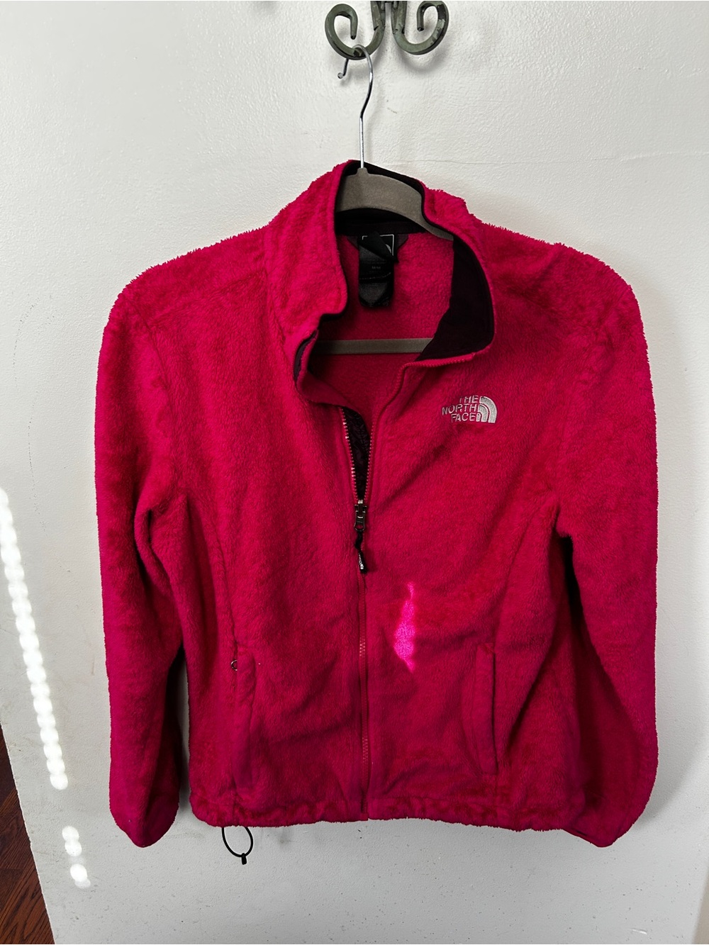 The North Face Osito Women’s Medium Pink Fleece Full Zip Jacket